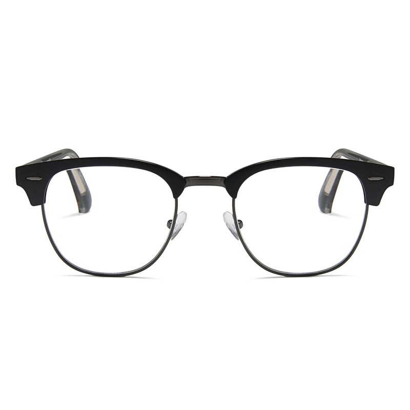 Premium Half Rim Reading Glasses Women & Men – Fits all Face Shapes, Metal & …