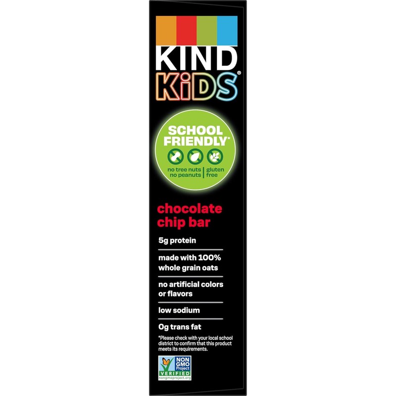 KIND Kids Chocolate Chip Bar Tree Nut Free Peanut Free Gluten Free - 5 Bars gallery
