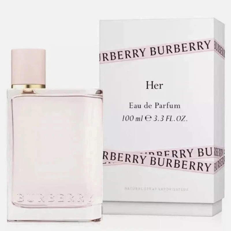 Burberry Her Women Eau de Parfum EDP Spray 3.3oz 100ml New Sealed Box USA gallery
