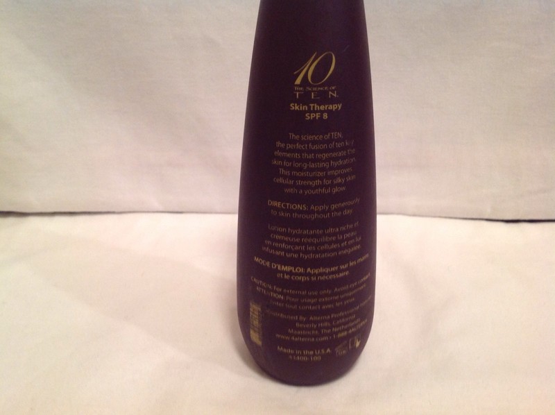 Alterna Science Of 10 TEN Skin Therapy 6.7 fl oz 200ML SPF 8 Moisturizer W/Pump gallery