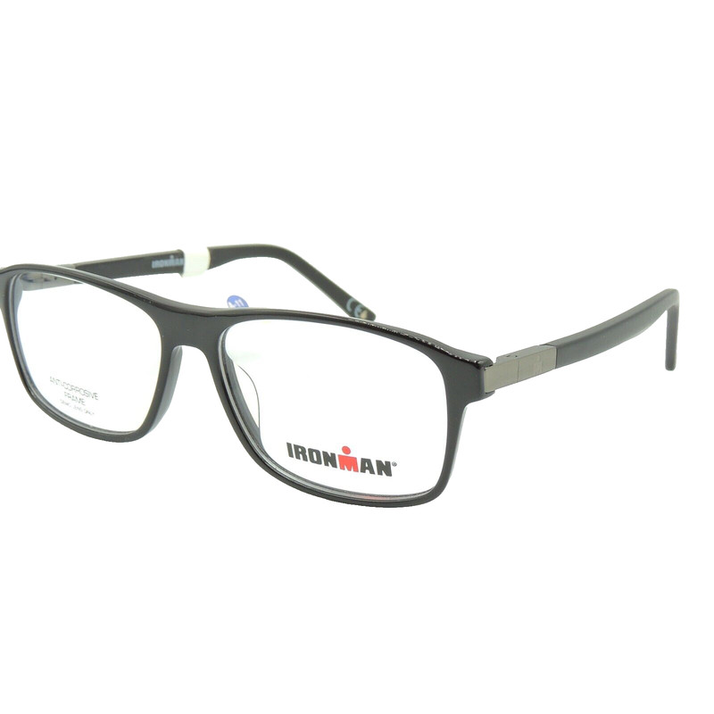 Ironman IM306 Black Eyeglass Frame 55 15 145