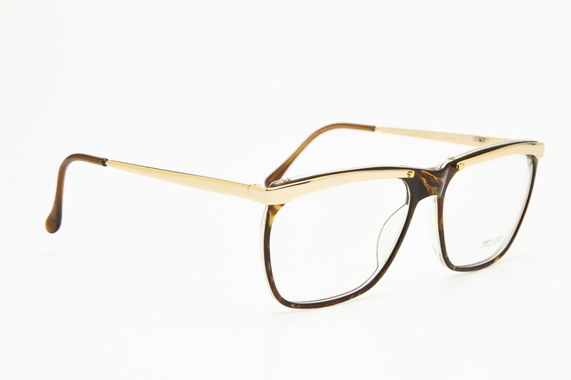 FILOS 5554 Gold/Turtle Vintage Butterfly Frame Hipsters Glasses 1980s👓 gallery
