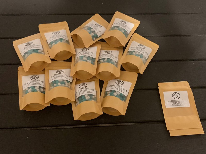 Sea Moss “Trifecta Blend” & Organic Blue Spirulina -2000mg Dr Sebi fresh made