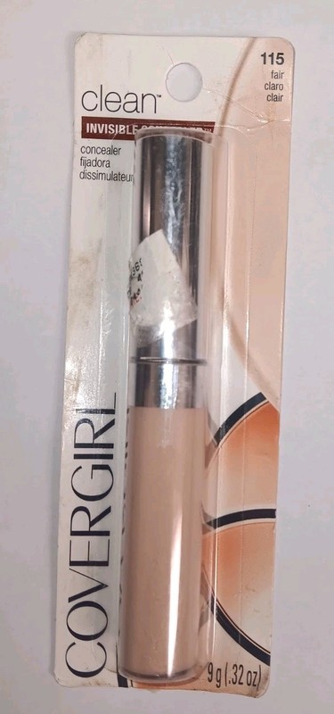 COVERGIRL Clean Invisible Concealer #115 FAIR New & Sealed Discontinued VHTF