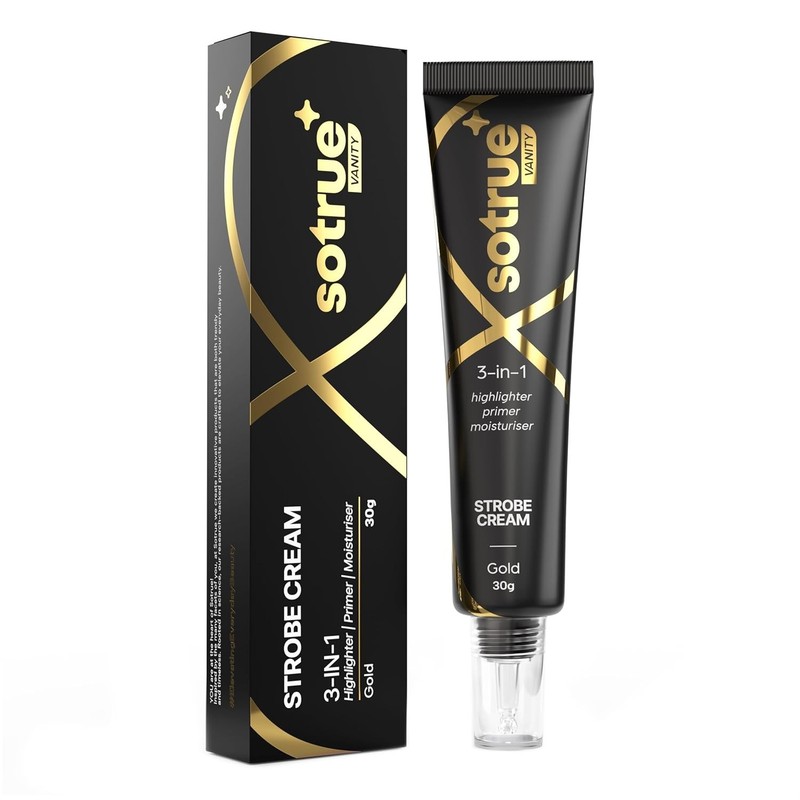 Sotrue Strobe Cream GOLD for Face Radiance Multipurpose Strobe Cream Dewy Glazed