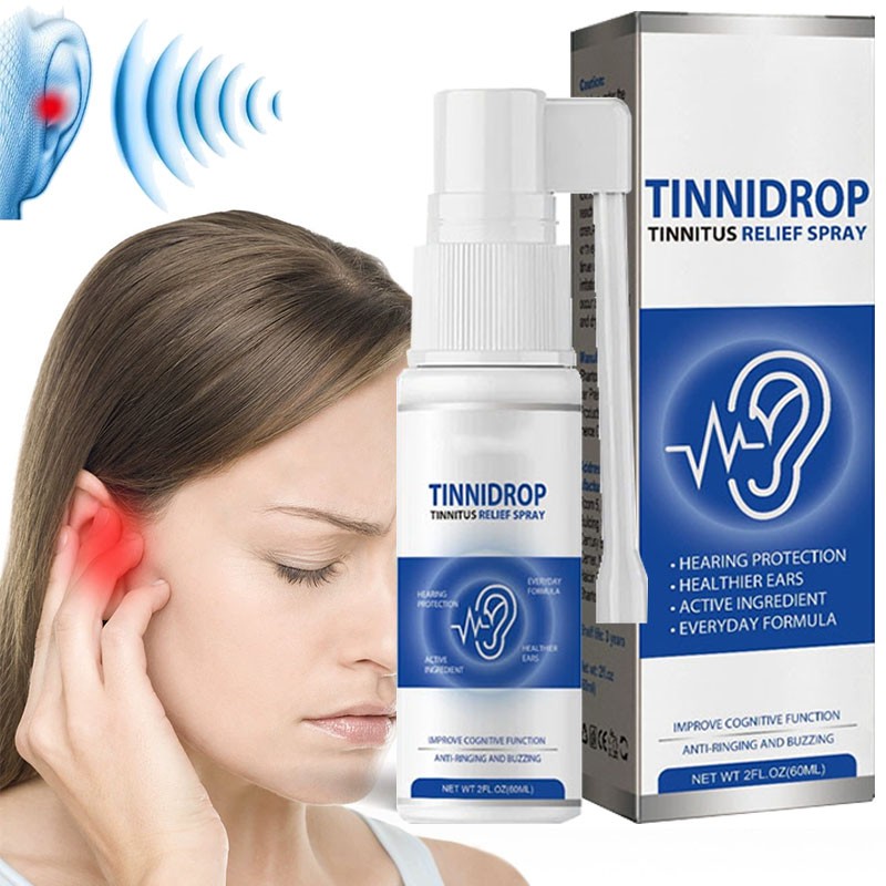 Tinnitus relief spray, earwax remover,Tinnitus Treatments Ear Drops 60ML US