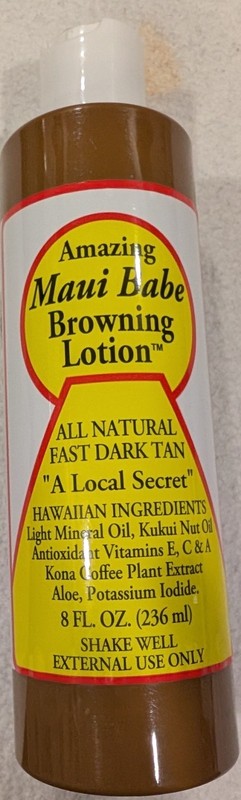 Maui Babe Browning Lotion 8 oz New Hawaiian Tan Beach Glow Summer Bronze