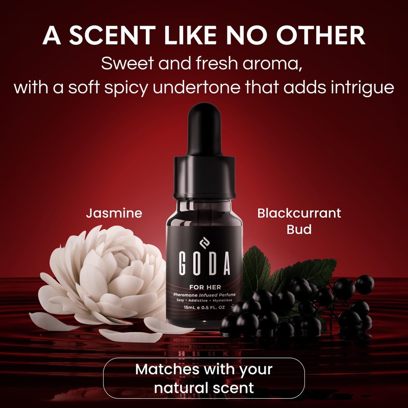 GODA For Her Pheromone Perfume For Women Long-Lasting | Jasmine&Rose |15ml US🔥 gallery