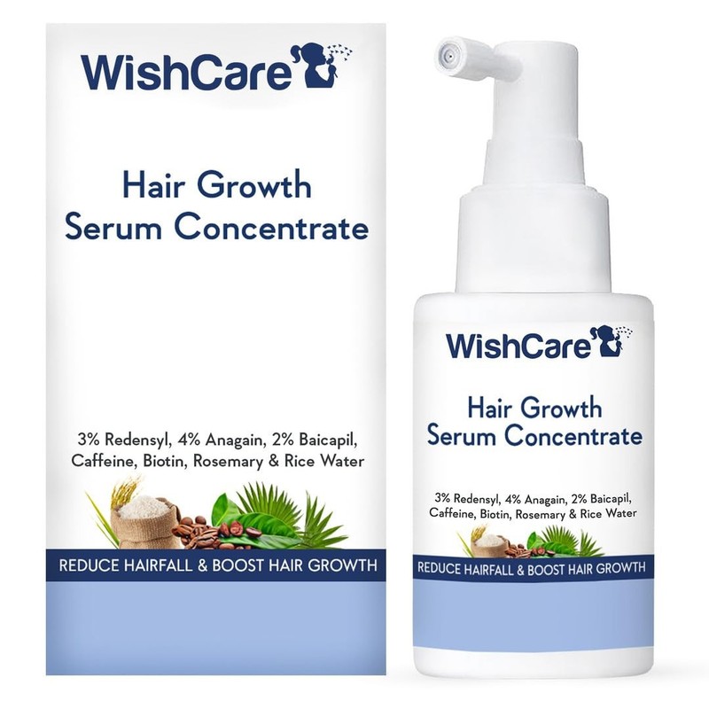 WishCare Hair Growth Serum Concentrate Controls Hairfall & Boosts New Growth