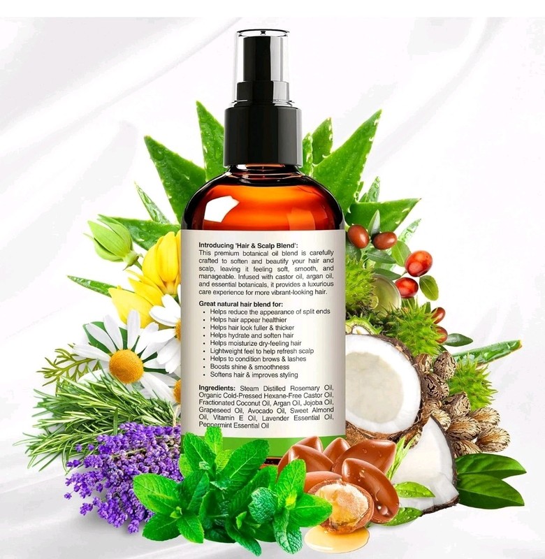Batana Rosemary Hair Oil 60 ml – Promotes Hair Growth, Moisturizes & Strengthens gallery