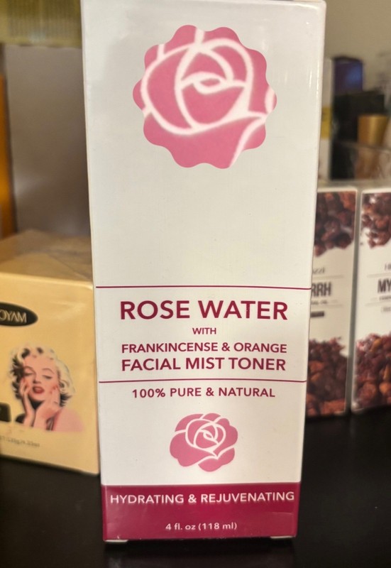 Pure Rosewater with Frankincense & Blood Orange Facial Mist Toner