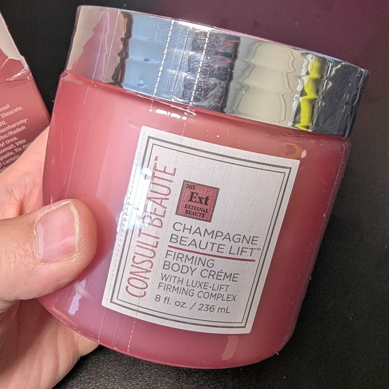 Consult Beaute Champagne Beaute Lift Firming Body Creme 8oz New