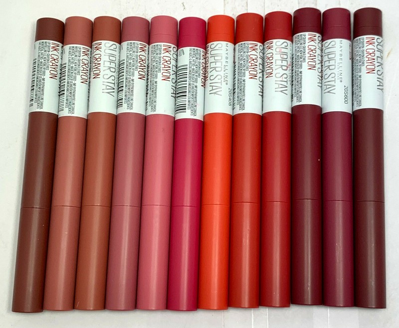 Maybelline SuperStay Ink Crayon Lip Crayon (1.2g/0.04oz.) New; Pick Your Shade!