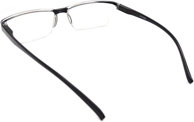 4 Pack Reading Glasses Readers Men Women Square Frame Spring Hinge Unisex Pairs gallery