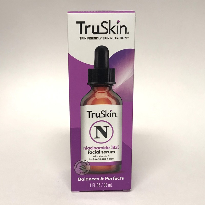 TruSkin NIACINAMIDE B3 Facial Serum, 1fl oz w/Vitamin E | Hyaluronic Acid & Aloe