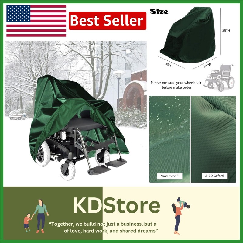 All-Weather Wheelchair Cover – Heavy Duty Waterproof Protector