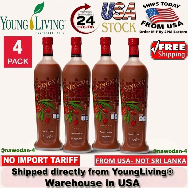 NingXia Red Young Living Essential Oils (4 Bottles x 750ml) – NIB! ❗US Seller️❗