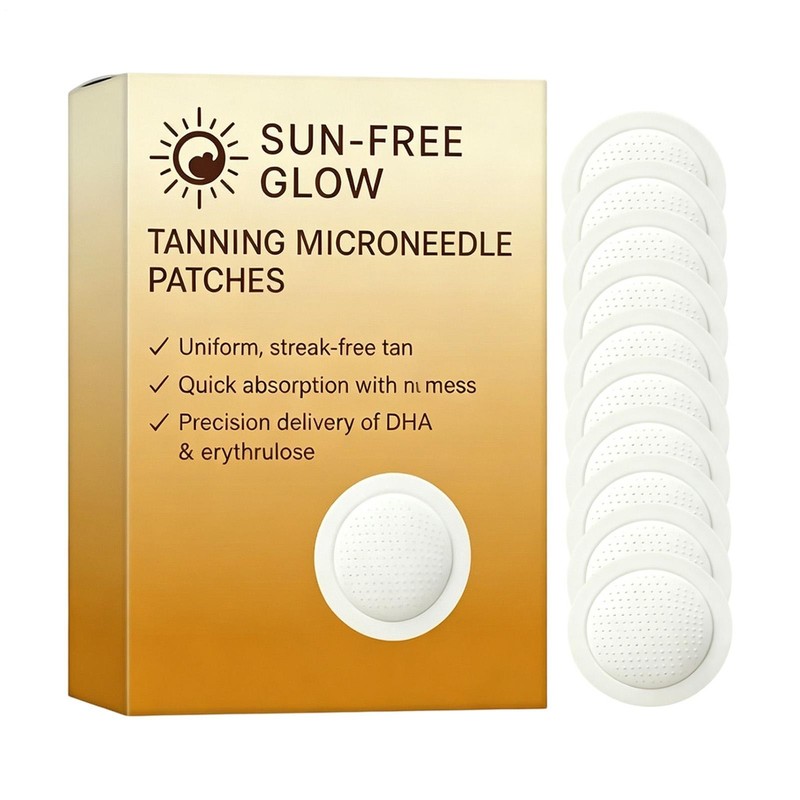 Sun-Free Glow Patches, Self-Tanning Patch – Natural Bronze 10 Tablets