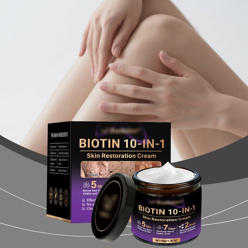 1-3PCS Biotin 10-in-1 Skin Restoration Cream, 2026 New Skin Treatment Cream ~US gallery