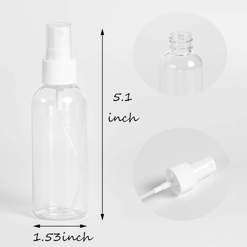9 Pack Small Spray Bottle, 2.7oz/80ml Travel Spray Bottle, Empty Fine Mist Sp... gallery