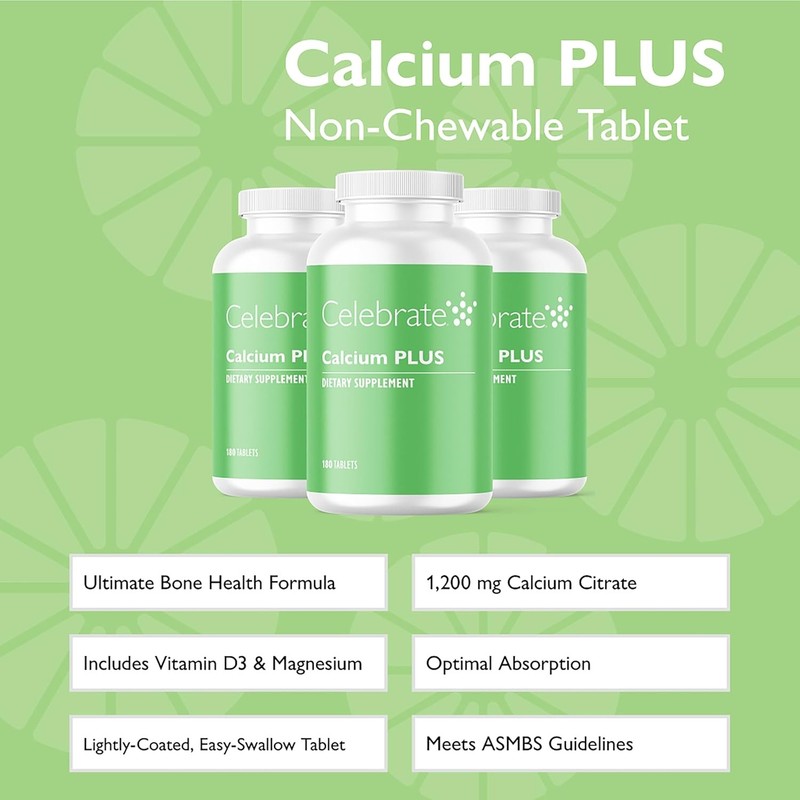 Celebrate Vitamins Calcium Plus ?V 600mg Calcium Citrate, 600 IU Vitamin D3 & 5 gallery