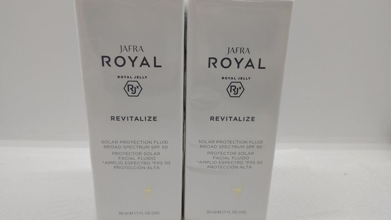 (2) Jafra Royal Revitalize Solar Protection Broad Spectrum SPF 50 1.7 FL oz New