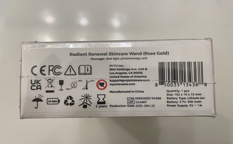 Solawave Radiant Renewal 4-in-1 Skincare Wand, Brand New, Pink gallery