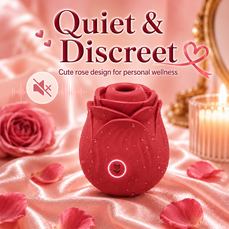 Red Rose Sucker Vibrator Women Clitoral Stimulator USB Rechargeable Adult Toy gallery