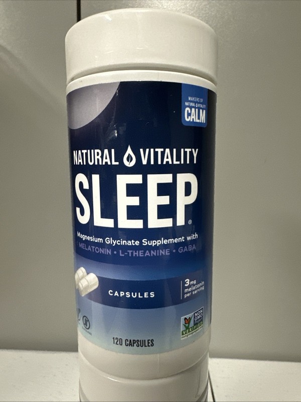 Natural Vitality Calm Sleep Capsules 120 caps (2-Pack) gallery