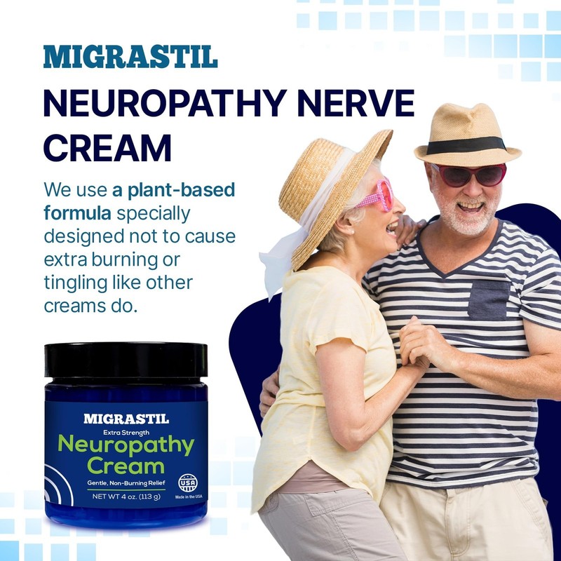 Migrastil Neuropathy Cream Extra Strength for Feet, Legs, and Hands. Made in ... gallery