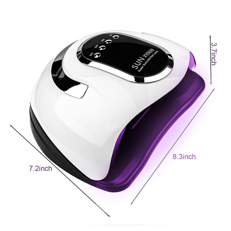 UV Gel Nail Lamp 280W LED Sun X10 Nail Light Fast Dryer for Gel Polish Curing gallery