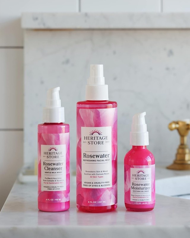 Hypoallergenic Rosewater Spray - 12oz Hydrating Mist for Glowing Skin gallery