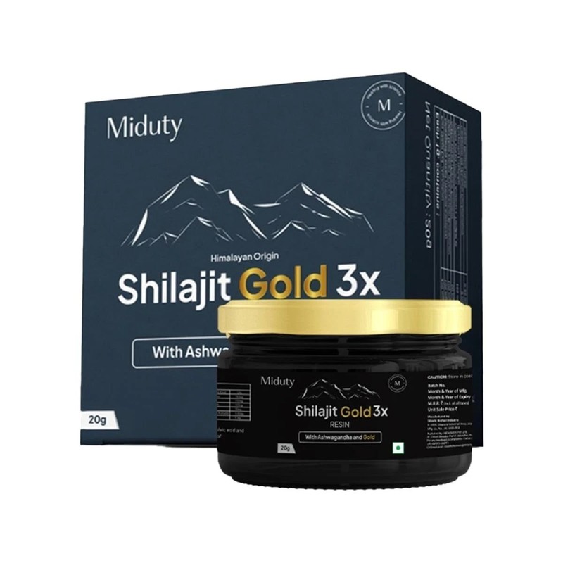 Miduty Shilajit Gold 3X Resin 500 – 1000mg | 20 grams