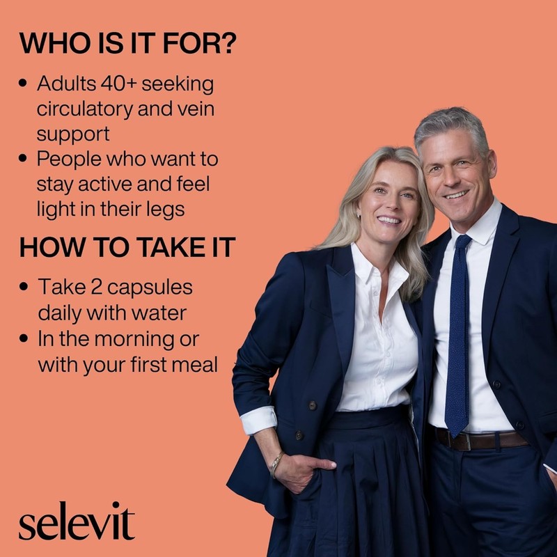 Selevit Vascular Support (Diosmin) 1000mg ~ Citrus-Derived, 60ct. gallery