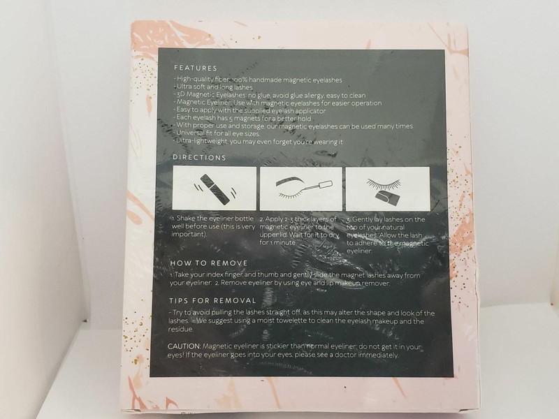 ASAVEA Magnetic Eyeliner & Eyelash Kit w/ Applicator No Glue Needed 3 Pairs gallery