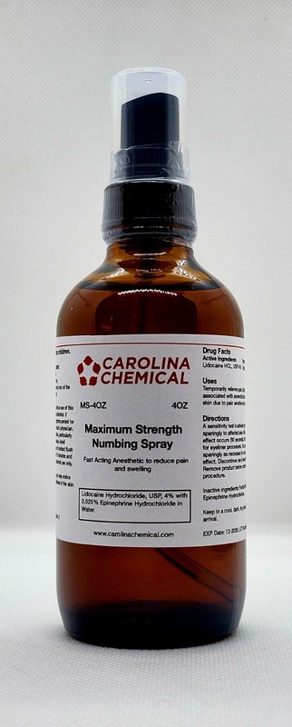 Lidocaine maximum strength numbing spray(like Vasocaine)