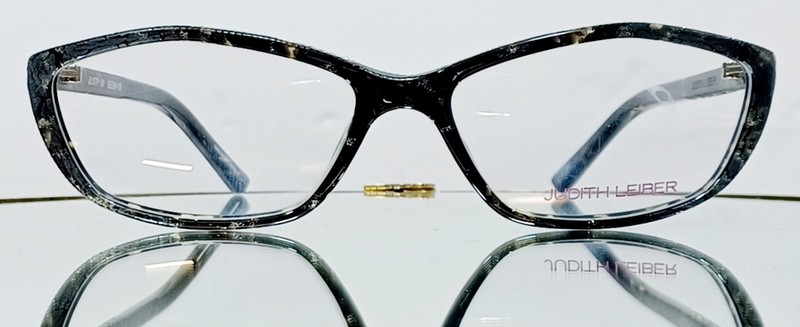 Originale JUDITH LEIBER JL1177 01 Eyeglasses BLACK New Plastic 55-16-135 Japan gallery
