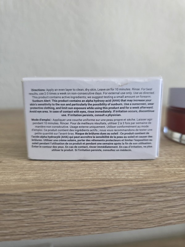 Fenty Beauty CHERRY DUB Blah to Bright 5% AHA Face Mask ~ 75mL / 2.5 Fl Oz gallery