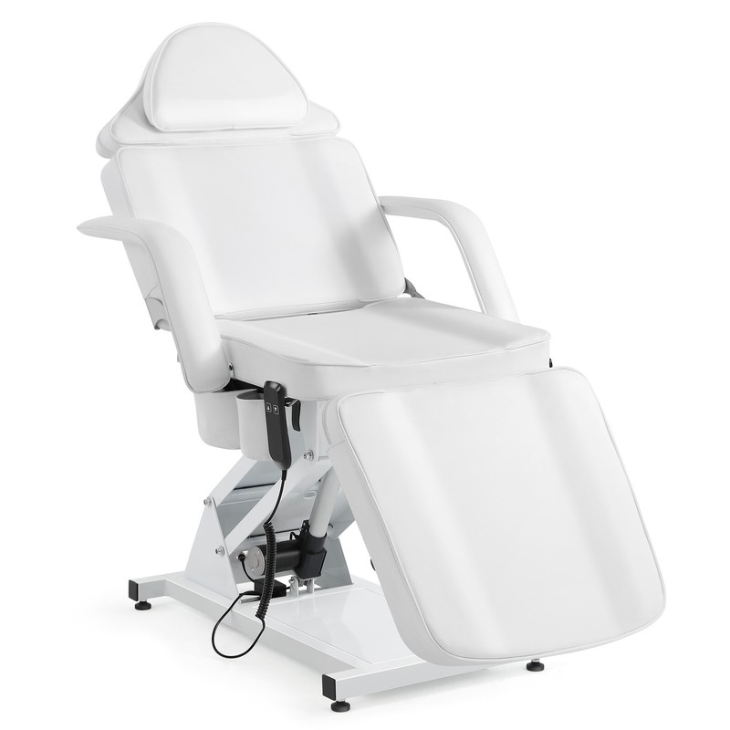 White Electric Facial Bed Massage Table Tattoo Chair Beauty Salon Spa Equipment