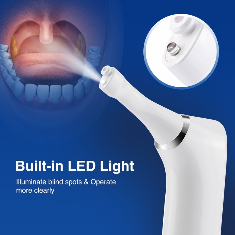 Electronic Tonsil Stone Remover Kit Vacuum LED Light 3 Adjustable Suction Modes gallery