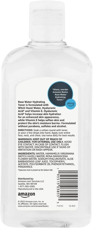 Rose Water Hydrating Toner, 16 Fluid Ounces, 1-Pack gallery