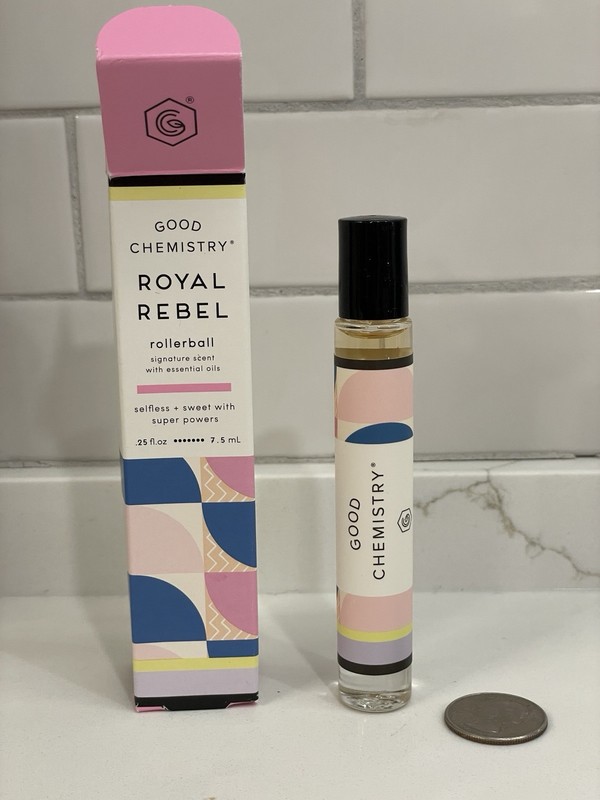 Good Chemistry Royal Rebel Perfume Rollerball Essential Oil .25 fl oz/7.5 ml New