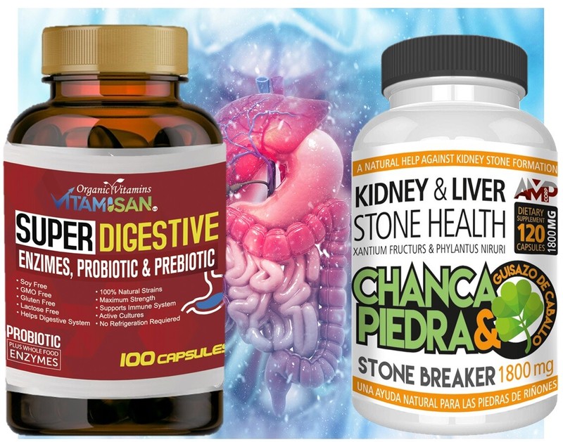 Colon, Kidney, Liver ,pancreas vitamin support super digestive 240 pills total