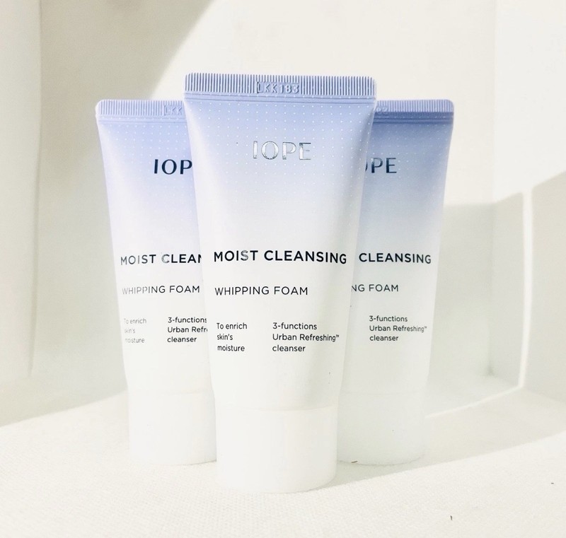 IOPE Moist Cleansing Whipping Foam 150mL (50ml x 3ea) K-beauty.New sealed nobox