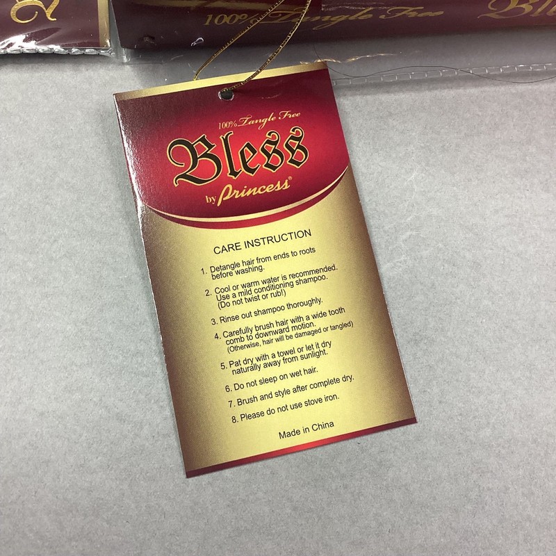 Bless by Princess 100% Human Hair Extensions F1B/30 12" New Ripple Deep gallery
