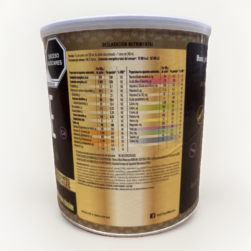 Cal-C-Tose Chocolate Powder Drink Mix 1.9kg Jumbo 146 Servings Mexico gallery