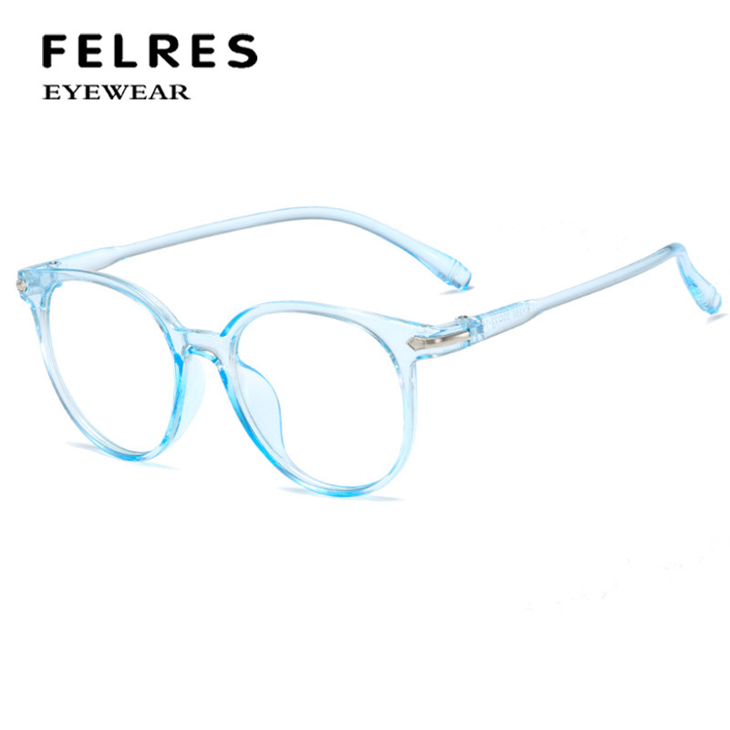 Round Lightweight Blue Light Blocking Reading Glasses For Men Clear Lens Glasses gallery