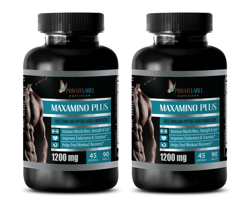 pre workout pills MAXAMINO PLUS 1300 muscle building supplements -2 Bot 180 Tabs