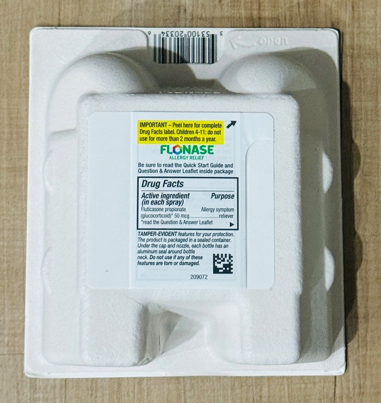 Flonase Allergy Relief Nasal Spray 144 Sprays Per Bottle Twin Pack Exp 8/2026 gallery