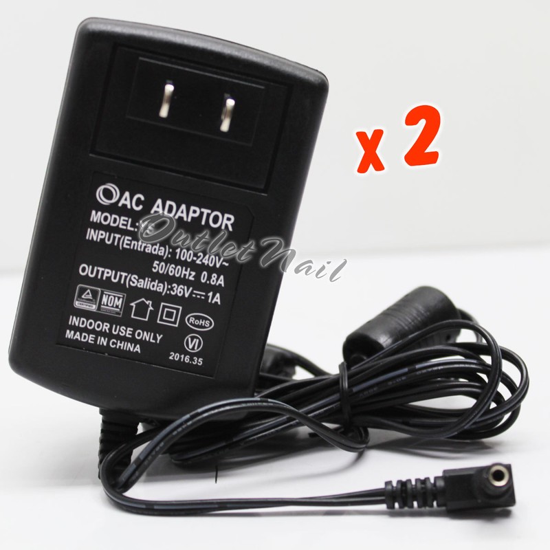 LOT 2 – AUTHENTIC AC Adapter YS35-3601000U 36V 1A for US Plug CND LED Lamp 90200